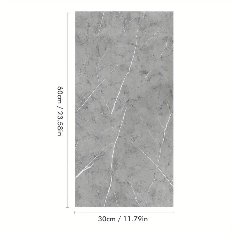 10Pcs Self-Adhesive Tile Marble PVC Cladding Wall Panels Home Kitchen Bathroom