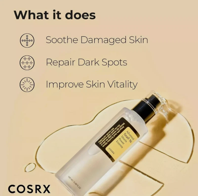 COSRX - Advanced Snail 96 Mucin Power Essence 100ml -UK SELLER
