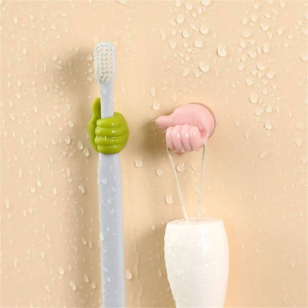 10pc Cable Clip Wall Hooks Silicone Thumb Self Adhesive Cord Holder Wire Hanger,Data Cable Holder Cute Home Decor