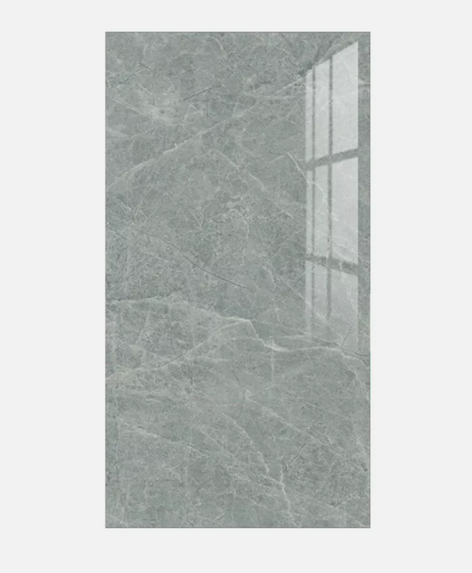 10X PVC Marble Tiles Wall Sticker Self-Adhesive Stick Kitchen Bathroom Decor