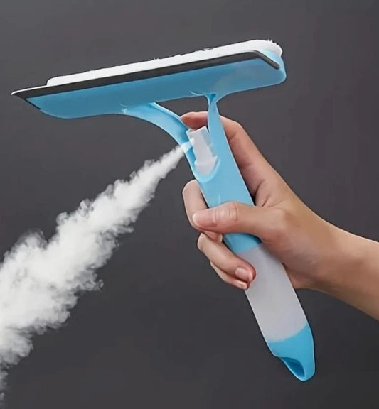 Multifunctional Glass Wiper with Watering Can - Perfect for Cleaning Mirrors UK